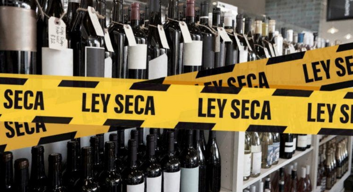 Habrá Ley Seca el 15 y 16 de septiembre en la CDMX