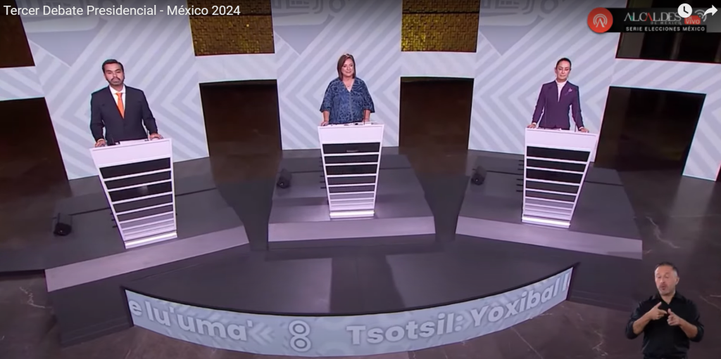 Política social seguridad y ataques en el tercer debate