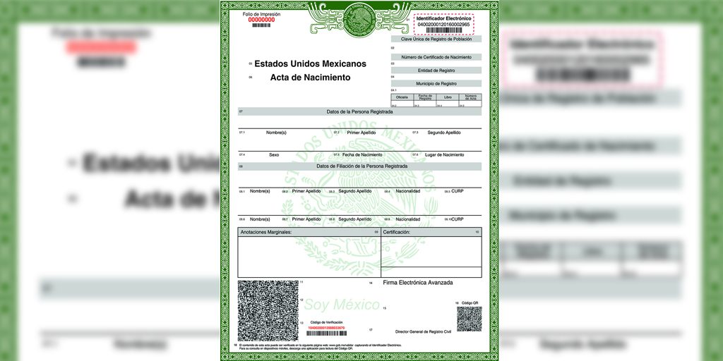 Costo Del Acta De Nacimiento Alcaldes De Mexico