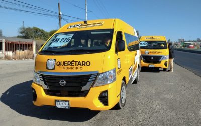 Municipio de Querétaro inaugura sistema de transporte comunitario